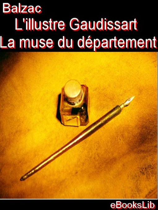 Cover image for L'illustre Gaudissart ; La muse du département